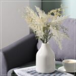 hjn Small White Vase Set of 3 for Modern Home Decor,Ceramic Vases for Centerpiec... - Image 6