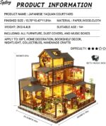 Spilay DIY Dollhouse Miniature with Wooden Furniture,DIY Dollhouse Kit Big Japan... - Image 3