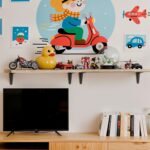 SKYSEN Floating Shelves for Wall Set of 6, 15.7in Wood Wall Shelf for Decor, Bat... - Image 9