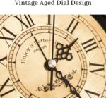 TIMESS Vintage Analog Alarm Clock, 4.3" Silent Non-Ticking Quartz Desk Clock wit... - Image 6
