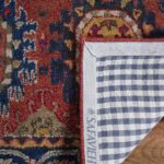 SAFAVIEH Heritage Collection 8' x 10' Rust / Navy HG427P Handmade Traditional Or... - Image 6