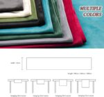 BALCONY & FALCON Velvet Table Runner 14"x95" Emerald Green Luxury Machine Washab... - Image 6