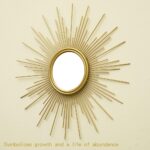 MAIKAILUN Sunburst Mirror, 24" Boho Mirror, Gold Sun Decorative Mirrors for Wall... - Image 4
