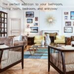 MAIKAILUN Sunburst Mirror, 24" Boho Mirror, Gold Sun Decorative Mirrors for Wall... - Image 6