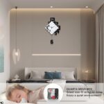 FLEBLE Modern Wall Clocks for Living Room Decor Large Decorative Wall Clock with... - Image 6