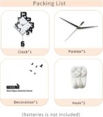 FLEBLE Modern Wall Clocks for Living Room Decor Large Decorative Wall Clock with... - Image 7