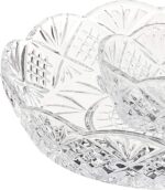Godinger Crystal Appetizer Serving Platter for Parties Chips and Dip or Snacks H... - Image 3