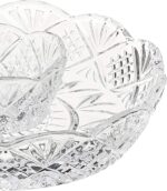 Godinger Crystal Appetizer Serving Platter for Parties Chips and Dip or Snacks H... - Image 4