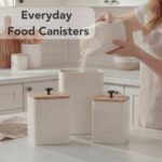PERFNIQUE Kitchen Canisters for Countertop Set of 3, Airtight Canisters Sets for... - Image 6
