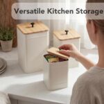 PERFNIQUE Kitchen Canisters for Countertop Set of 3, Airtight Canisters Sets for... - Image 7