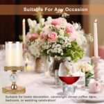 Hurricane Candle Holders for Pillar Candle, Pillar Candle Holder, Crystal Candle... - Image 5