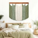 Dremisland Macrame Wall Hanging Dip-Dyed Large Boho Wall Decor Yarn Tapestry Han... - Image 4
