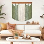 Dremisland Macrame Wall Hanging Dip-Dyed Large Boho Wall Decor Yarn Tapestry Han... - Image 5