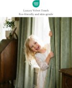 StangH Sage Green Velvet Curtains 84 Inches Long, Elegant Style Home Decor Windo... - Image 6