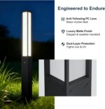 SkyGlow 71" Lamp Post Light, 12V Low Voltage Aluminum LED IP55 Waterproof Outdoo... - Image 5