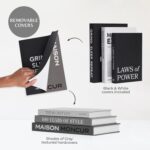 Moncur Home Decorative Coffee Table Books Set of 3 Black & White Design Books wi... - Image 3