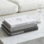 Moncur Home Decorative Coffee Table Books Set of 3 Black & White Design Books wi... - Image 9