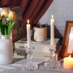 DARJEN Candlestick Holders Set,12Pcs 4" H Taper Candle Holders Bulk, Clear Glass... - Image 5
