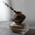 Rusty Ceramic Vase, Wabi Sabi Decorative Pottery Flower Vase for Centerpieces, T... - Image 4