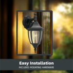 Designers Fountain Waterbury Outdoor Light Fixture, 14.25 Inch Exterior Wall Lan... - Image 5