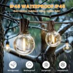 Outdoor String Lights 25 ft, G40 Led Patio Light with 13pcs Bulbs, Shatterproof ... - Image 4