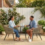 Best Choice Products Set of 2 Patio Dining Chairs, Outdoor Seating for Backyard,... - Image 3