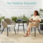 Best Choice Products Set of 2 Patio Dining Chairs, Outdoor Seating for Backyard,... - Image 5
