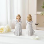 Answered Angel of Prayer Figurine, Solid Resin Praying Angel Figurines Spiritual... - Image 3