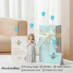 Answered Angel of Prayer Figurine, Solid Resin Praying Angel Figurines Spiritual... - Image 6
