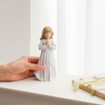 Answered Angel of Prayer Figurine, Solid Resin Praying Angel Figurines Spiritual... - Image 7