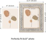 takfot Boho Picture Frames 8x10 Photo Frame 2 Pack Wood Moroccan Picture Frame f... - Image 3