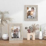 takfot Boho Picture Frames 8x10 Photo Frame 2 Pack Wood Moroccan Picture Frame f... - Image 5