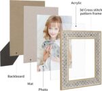 takfot Boho Picture Frames 8x10 Photo Frame 2 Pack Wood Moroccan Picture Frame f... - Image 9