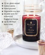 HARLEM CANDLE CO. Speakeasy - Luxury Scented Soy Candle, 11 oz - 80-Hour Burn Ti... - Image 4