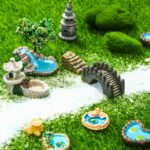 BBTO 24 Pcs Fairy Garden Accessories Architecture Miniatures- Fairy Pond Grass B... - Image 5
