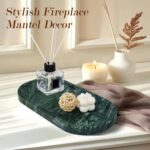 YMXYJM Genuine Real Natural Marble Tray for Bathroom, Luxury Indian Green Stone ... - Image 3