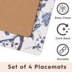 Laura Ashley Cork Placemats 16 x 12-inch for Kitchen and Dining Tables, Heat Res... - Image 4