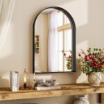 20" x 30" Luxury Arched Bathroom Mirror - Arch Wall Mirror with Shatterproof Tem... - Image 2