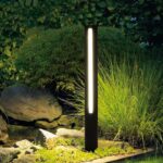 29.5" Modern Luxury LED Path Light Cylinder Landscape Path Lights Double Side Li... - Image 2