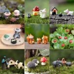 40pcs 9 Scenarios Fairy Garden Figurines Miniature Accessories, Micro Landscape - Image 2