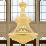 42'' W Luxury 3-Tier Empire Crystal Chandelier, 36 LED Bulbs, 480 Hand-Strung K9... - Image 2