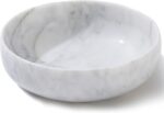 5.91'' Large Decorative Bowl, Natural Marble Decorative Bowls for Home Decor, Ke... - Image 2