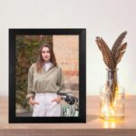 5x7in Black Photo Frame,Farmhouse Photo Frame,Distressed Vintage Style for Wall ... - Image 2