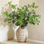 6Pcs Artificial Eucalyptus Stem Plants, Realistic Fake Greenery Branches Plants ... - Image 2