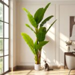 6ft Artificial Banana Tree Extra Tall Fake Plants Indoor for Living Room Large F... - Image 2
