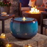 9-Inch Outdoor Water Fountain, Indoor Round Bubbler Water Feature with LED Light... - Image 2