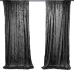 AK TRADING CO. 10 feet x 10 feet Lush Velvet Backdrop Drapes Curtains Panels wit... - Image 2