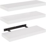 AMADA HOMEFURNISHING Floating Shelves, Wall Shelves for Bathroom/Living Room/Bed... - Image 2