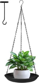 ARTORA Metal Plant Hanger, Indoor Decorative Wall Plant Hanging Basket Black Pot... - Image 2