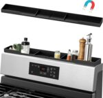 AWOKE Stove Top Shelf 30 Inch - Silicone Material Magnetic Shelf for Stove - 3 F... - Image 2